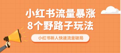 《小红书流量暴涨8个野路子玩法》小红书新人快速流量破局