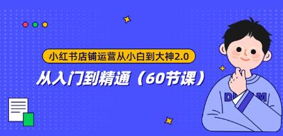 《小红书店铺运营从小白到大神2.0》从入门到精通