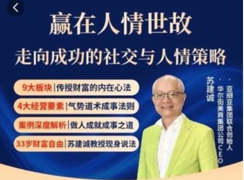 《赢在人情世故》走向成功的社交与人情策略